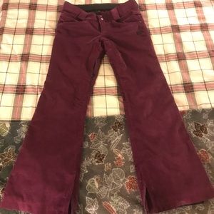 Corduroy Ski/Ride Pants - Waterproof